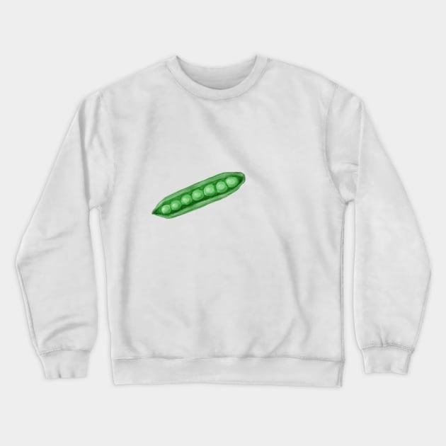 Peas Crewneck Sweatshirt by melissamiddle